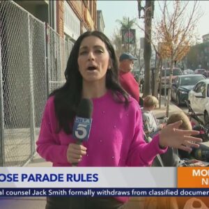 Crowds ready for Rose Parade