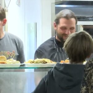 Every plate was full for Thanksgiving meal at the Rescue Mission