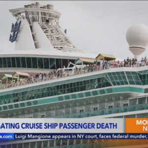 FBI investigating cruise ship passenger death