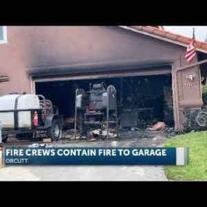 Fire crews put out house fire Sunday in Santa Maria