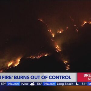 Franklin Fire  in Malibu burns out of control