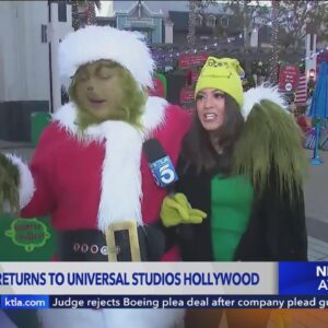 'Grinchmas' returns to Universal Studios Hollywood