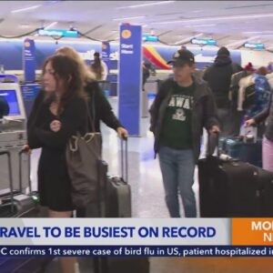 Holiday travel to be busiest on record