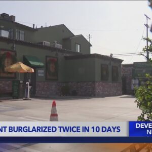 Iconic L.A. restaurant burglarized twice in 10 days