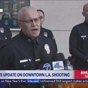 LAPD officials provide update on search for downtown L.A. Target gunman