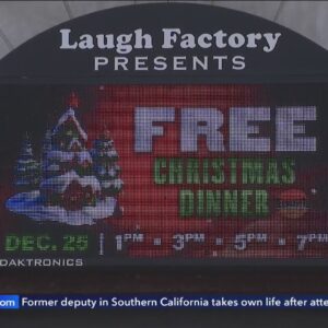 Laugh Factory serves more than 2,000 holiday meals to those in need