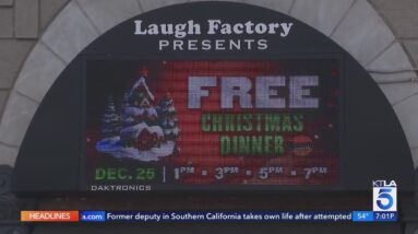 Laugh Factory serves more than 2,000 holiday meals to those in need