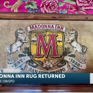 Madonna Inn Rug Returned