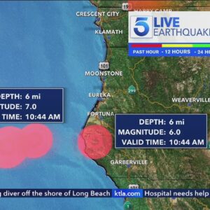 Magnitude 7.0 earthquake hits Northern California