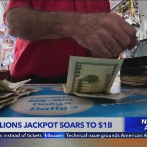 Mega Millions jackpot climbs to $1B ahead of Christmas Eve drawing