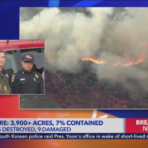 Officials provide update on Franklin Fire in Malibu