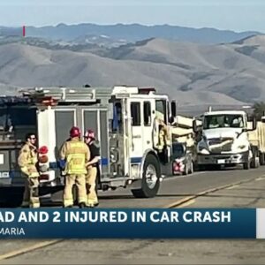 One dead after three car crash in Santa Maria Monday