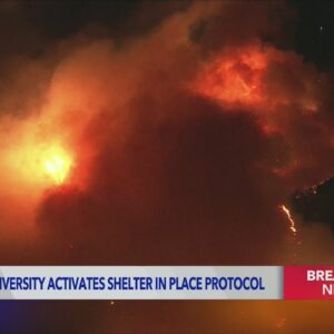 Pepperdine University activates shelter in place for Franklin Fire