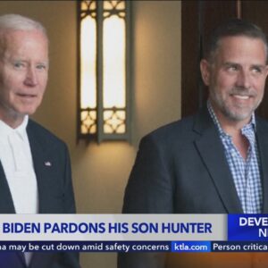 President Biden pardons son Hunter Biden