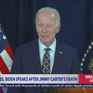 President Joe Biden remembers Jimmy Carter