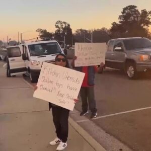 Protest in Orcutt calls out toxic chemicals in Dollar Store products