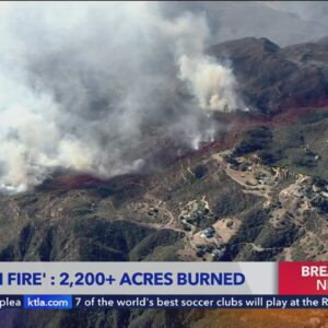 Franklin Fire torches 2,500 acres in Malibu - Tuesday 11 a.m. Team Coverage