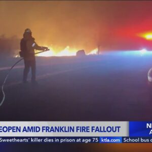 Schools reopen amid Franklin Fire fallout