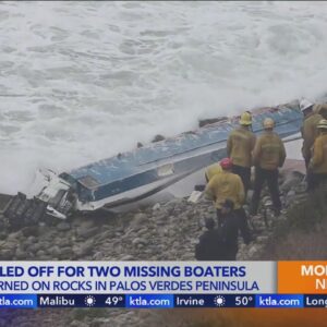 Search called off for 2 missing boaters off coast of Los Angeles