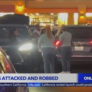 Shoppers in Commerce attacked, robbed in parking lot