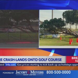 Small plane crash-lands onto Carson golf course