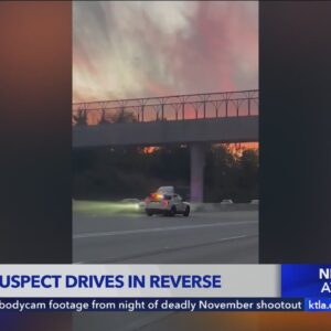 SoCal pursuit suspects drives in reverse