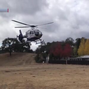 First responders help fall patient to hosptial via airlift in Paso Robles