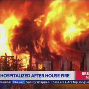 Teenager hospitalized after house fire in Inland Empire