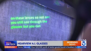 These Glasses Let You "See" Conversations