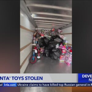 Thieves make off with truckload of donated toys for kids