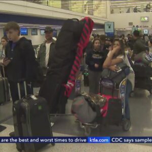 Travelers facing long lines, flight delays and cancelations at LAX