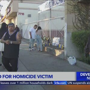 Vigil held for man man shot while walking in Rosemead