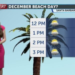 Winds taper, warm and sunny Thursday