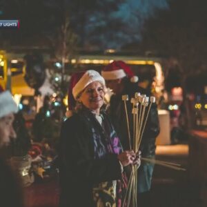 Santa previews 3rd Annual Santa Ynez Valley Botanic Garden Holiday Lights Festival