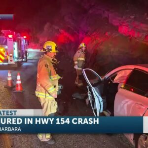 Two hospitalized in car crash near San Antonio Creek Road on Highway 154 Saturday evening