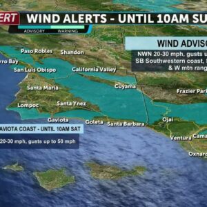 Temperatures cool further on Saturday, a warming trend with gusty winds arrive next week