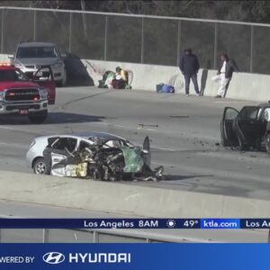 2 dead after wrong-way crash on 134 Freeway in Pasadena