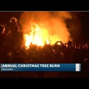 33rd annual Christmas tree burn closes Julefest in Solvang