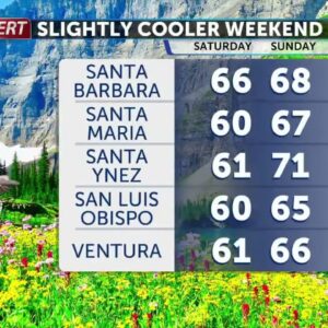 A cool, windy and damp weekend ahead