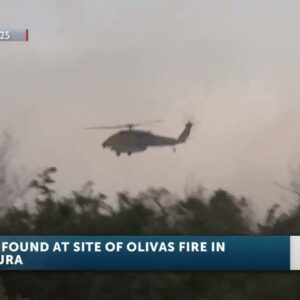 Body of a man recovered in Olivas Fire burn scar