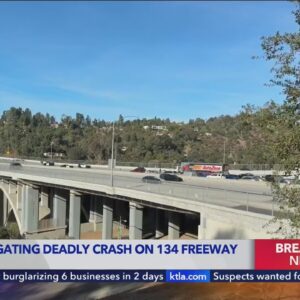 Deadly wrong-way crash on 134 Freeway snarls weekend morning traffic 