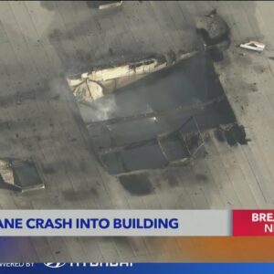 BREAKING NEWS: Small plane slams into manufacturing facility in Fullerton