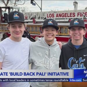 Teens raise money to restore Pacific Palisades community after wildfire