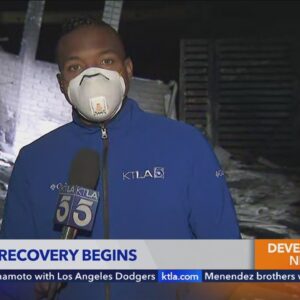 Palisades Fire recovery begins as first residents allowed back to fire-ravaged communities 