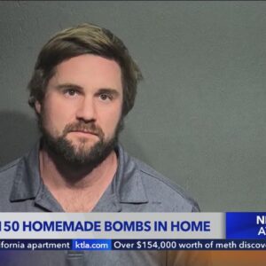 FBI finds more than 150 homemade bombs in man's home