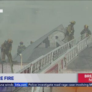 Firefighters battle 'Greater Alarm' fire in downtown L.A.