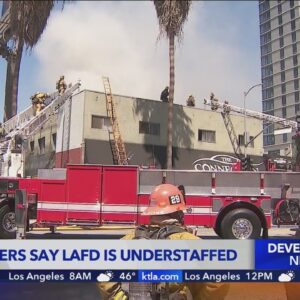 Firefighters claim LAFD understaffed, forces unpaid overtime work