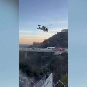 Girl airlifted out of Devil's Gate Dam in Pasadena