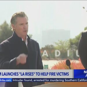 Gov. Newsom launches 'L.A. Rises' initiative to help fire victims