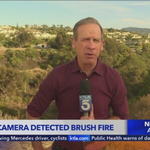 AI helps spot an unreported vegetation fire in remote Southern California